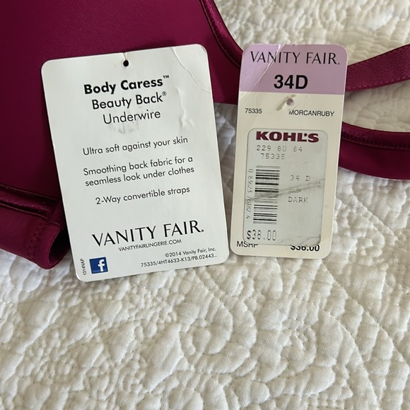 Vanity Fair bra, 34d - Picture 2 of 3